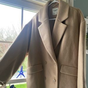 Abercrombie & Fitch Wool Blend Short Coat